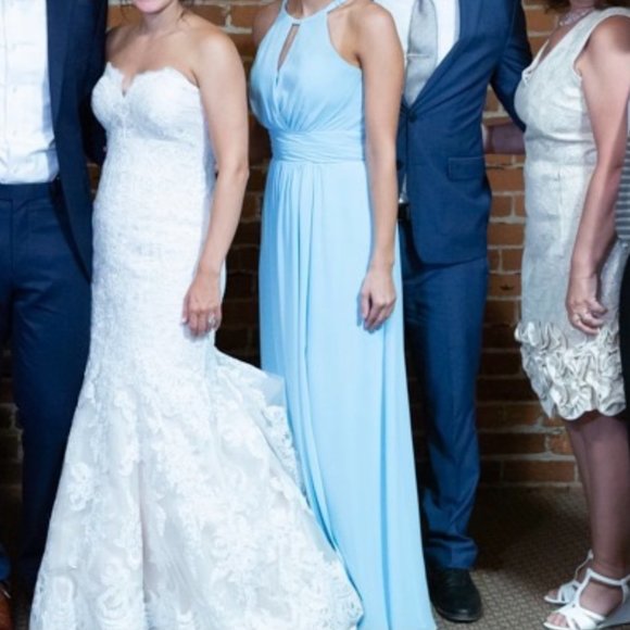 Jasmine - B2 B203004 Bridesmaid Dress Powder Blue - Picture 5 of 8